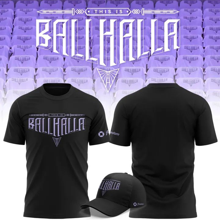 2026 Limited edition Tshirt "BALLHALLA" Golden State Valkyries