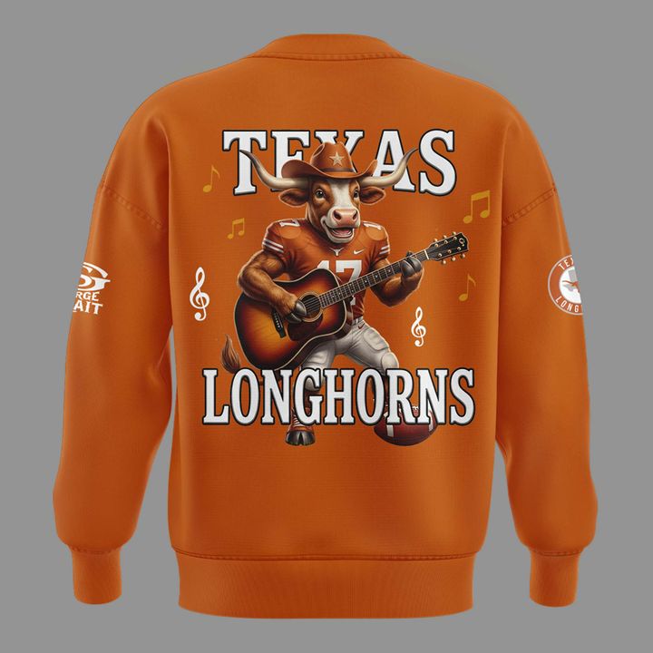 King George Strait x Texas Longhorns Football - The King of Country Music Sweatshirt