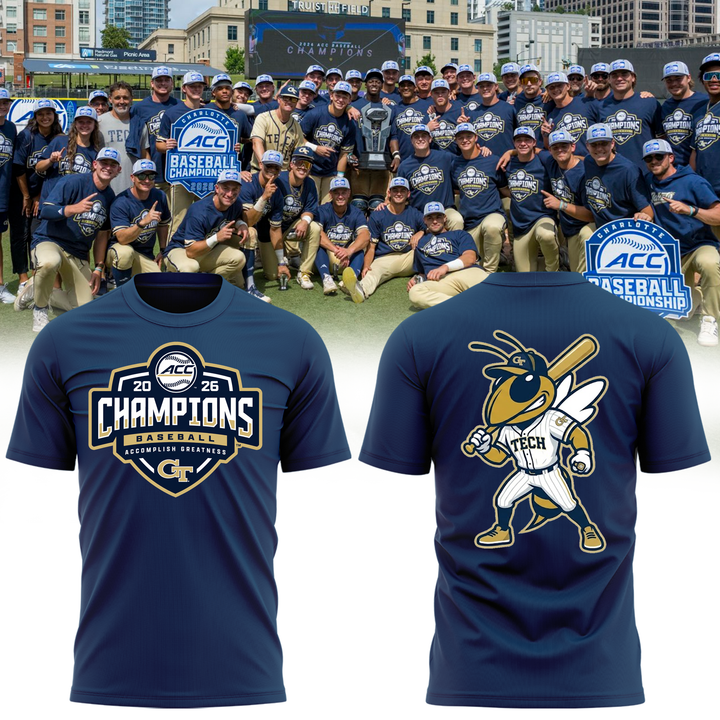 2026 BACK-TO-BACK ACC CHAMPIONS – THE YELLOW JACKETS TEE