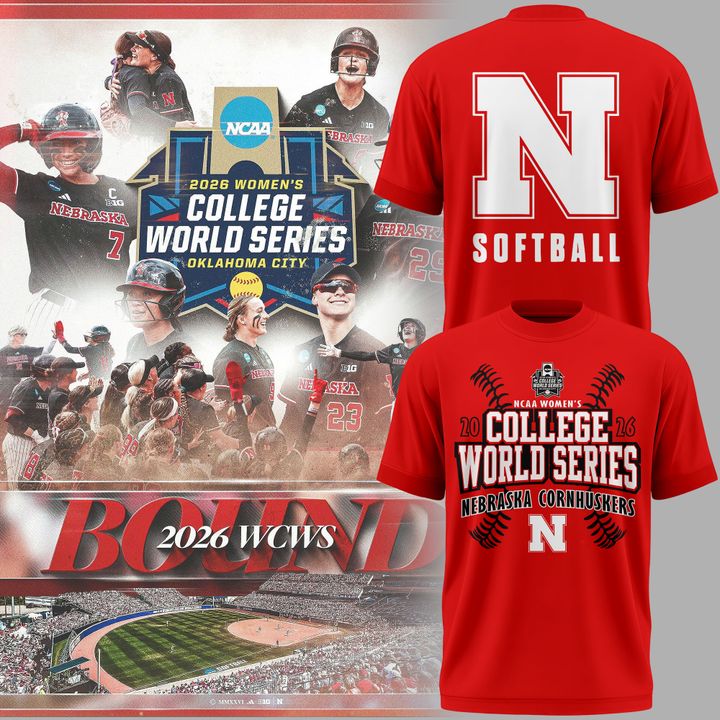 Nebraska Softball 2026 BIG TEN REGULAR SEASON CHAMPIONS - Tshirt