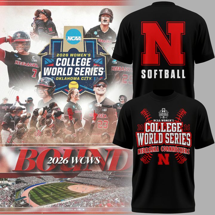 Nebraska Softball 2026 BIG TEN REGULAR SEASON CHAMPIONS - Tshirt