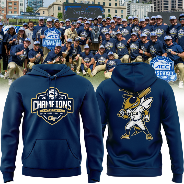 2026 BACK-TO-BACK ACC CHAMPIONS – THE YELLOW JACKETS hoodie