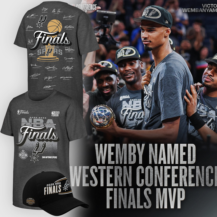 San Antonio Spurs 2026 Western Conference Champions T-Shirt