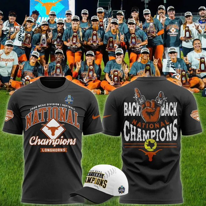 Texas Longhorns Back To Back NATIONAL CHAMPIONS T-shirt