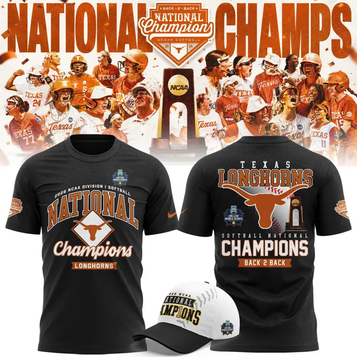 Texas Longhorns Back To Back NATIONAL CHAMPIONS T-shirt