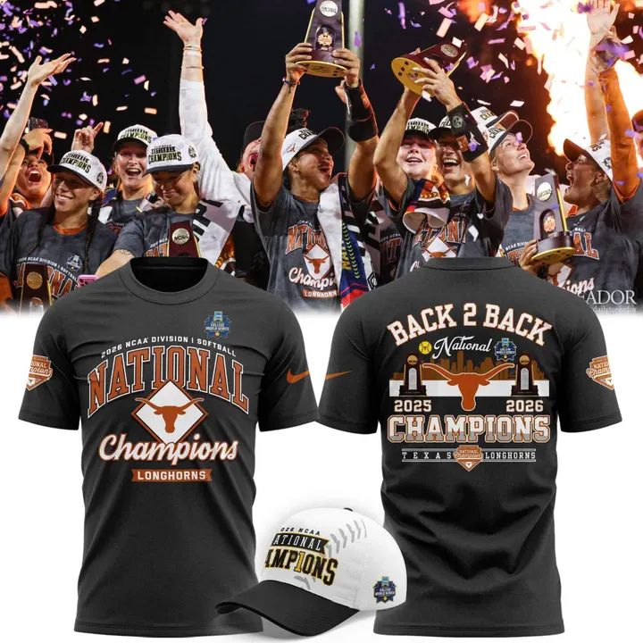 Texas Longhorns Back To Back NATIONAL CHAMPIONS T-shirt