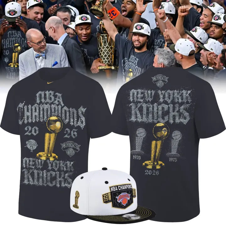 NY Knicks 2026 Finals Champions Limited Edition Locker Room Tshirt