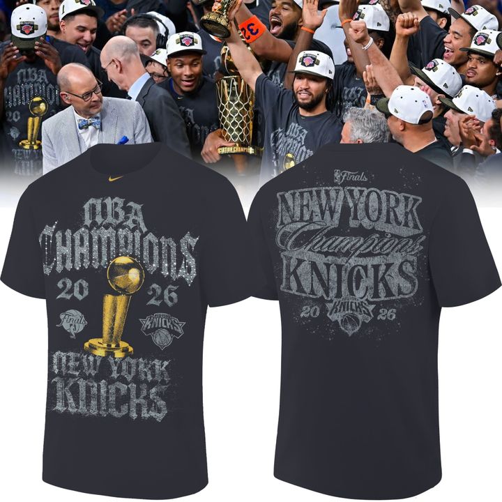 NY Knicks 2026 Finals Champions Limited Edition Locker Room Tshirt