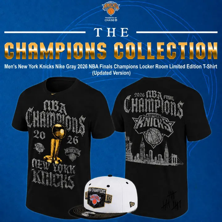 NY Knicks 2026 Finals Champions Limited Edition Locker Room Tshirt