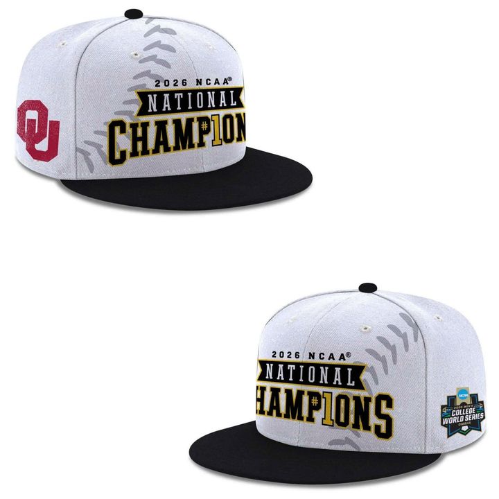 Oklahoma Sooners 2026 Baseball National Champions New Cap