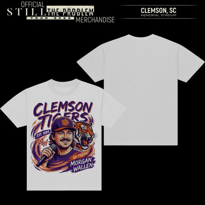 Morgan Wallen: The Clemson Takeover Tee Limited Tour Drop