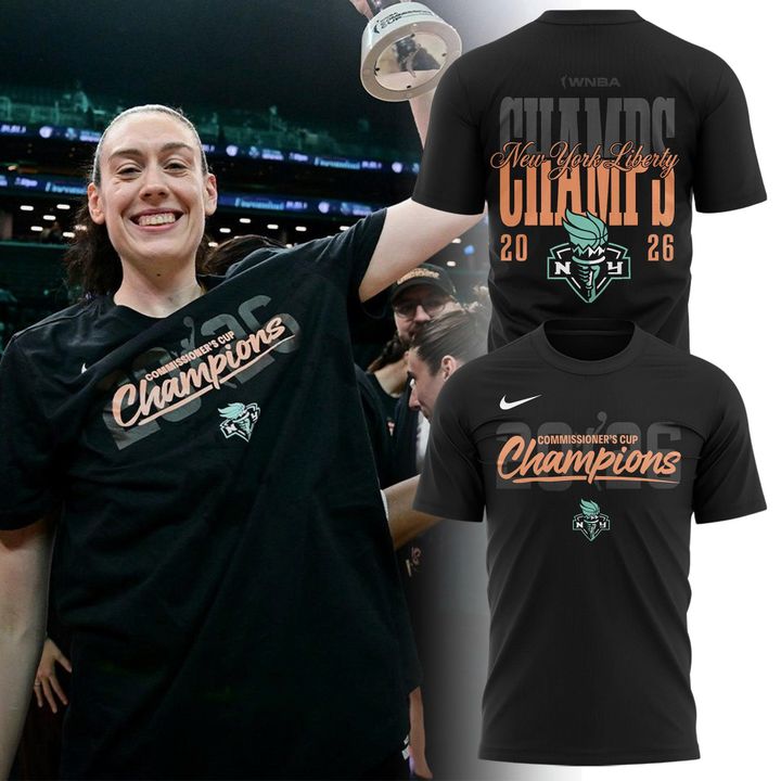 Limited Edition NY Liberty 2026 Commissioner’s Cup Champions Shirt