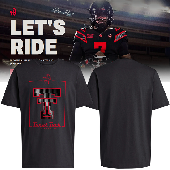 Limited edition Texas Tech Football " Let's Ride" 2026 T-shirt
