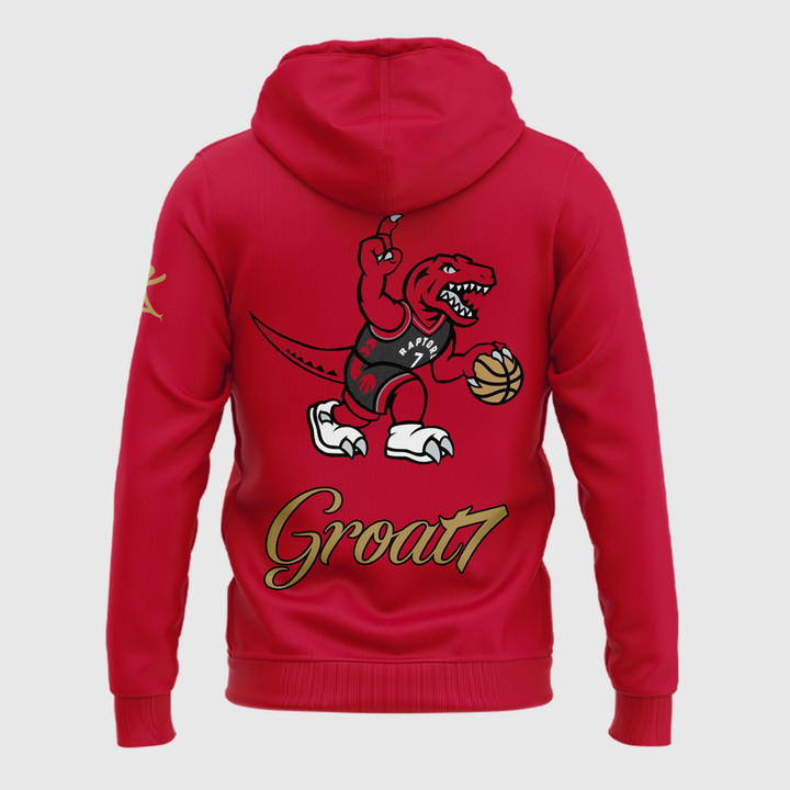 Limited Edition Toronto Raptors Kyle Lowry Groat7 Red Hoodie 2026