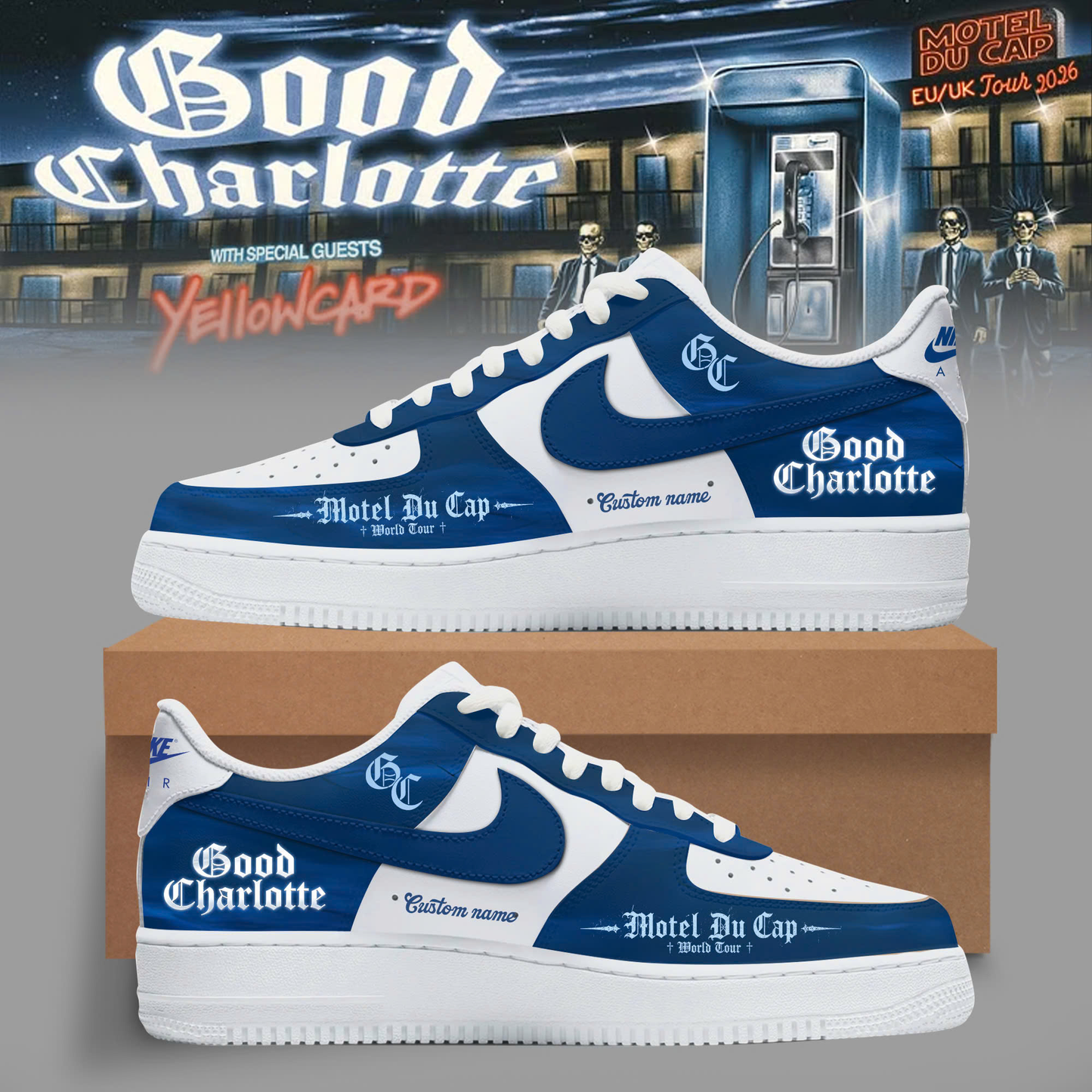 . Good Charlotte Blue Nights Sneakers