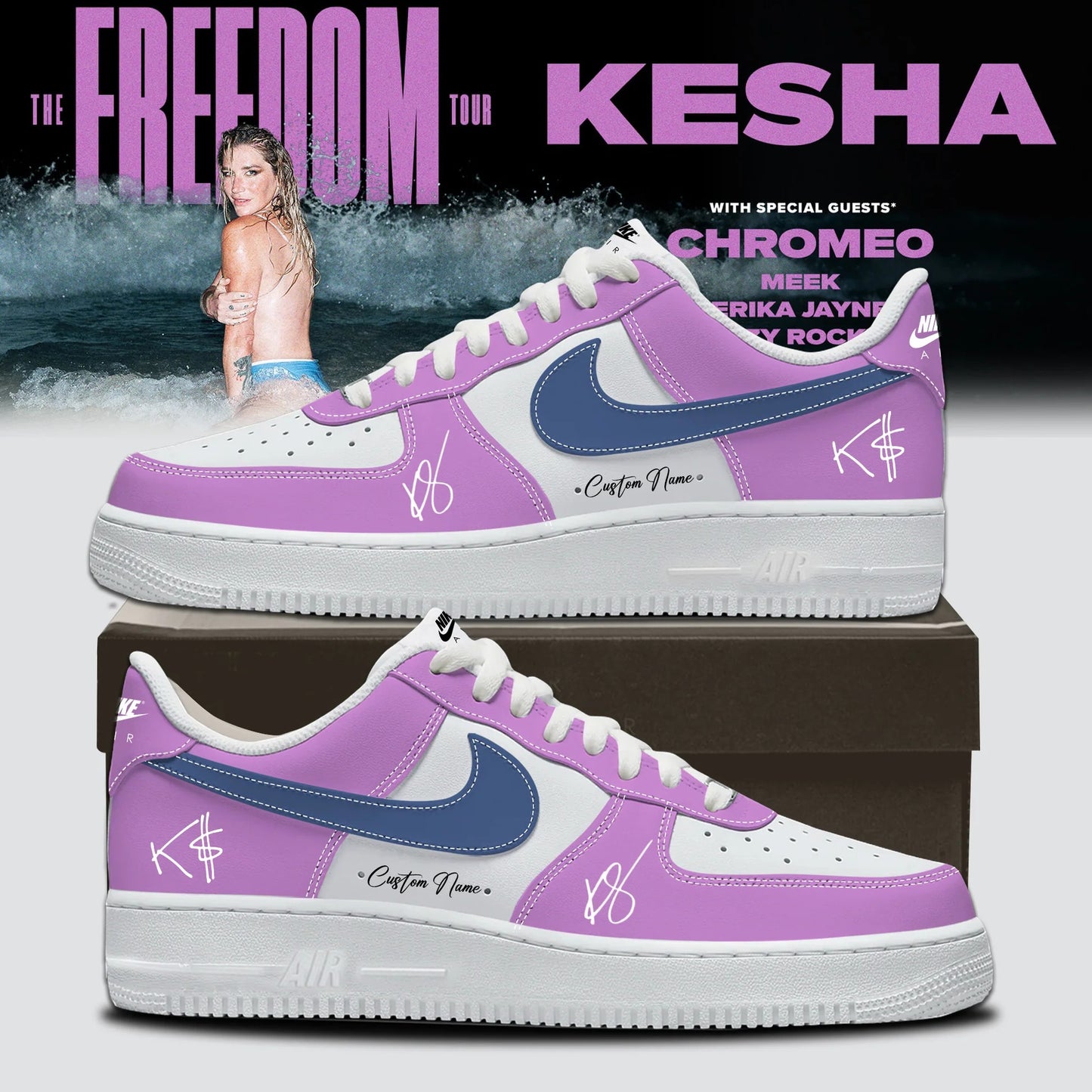 Kesha x The Freedom Tour 2026 Shoes Limited Edition
