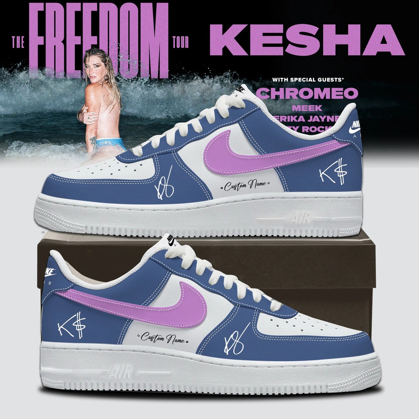 Kesha x The Freedom Tour 2026 Shoes Limited Edition