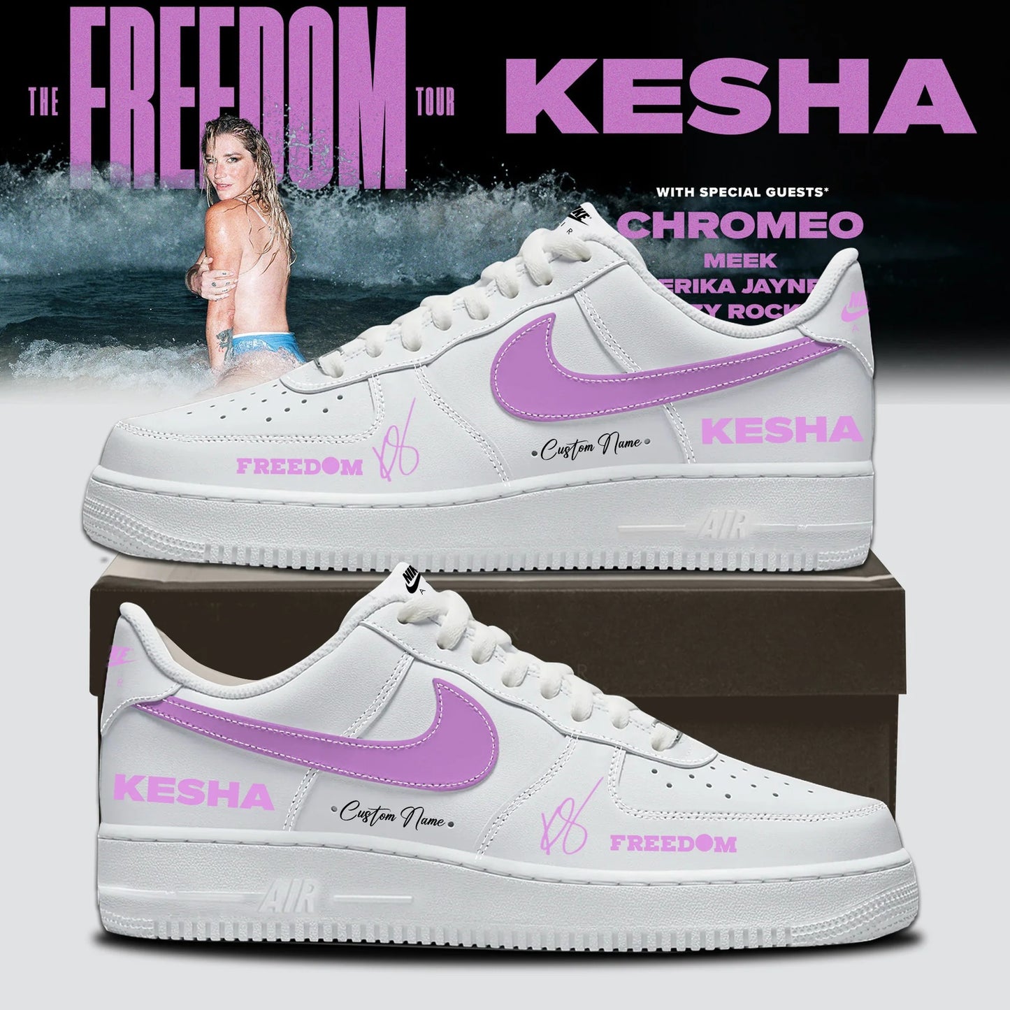 Kesha x The Freedom Tour 2026 Shoes Limited Edition