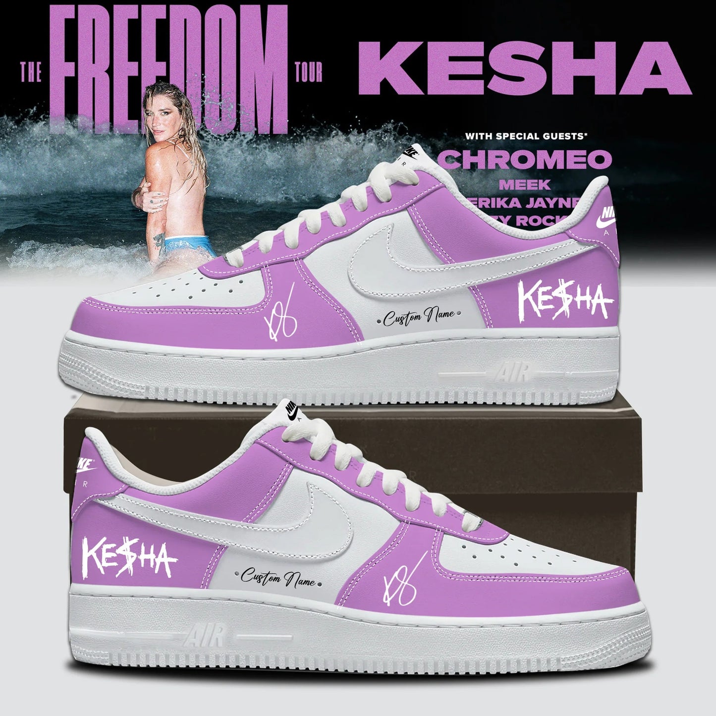 Kesha x The Freedom Tour 2026 Shoes Limited Edition