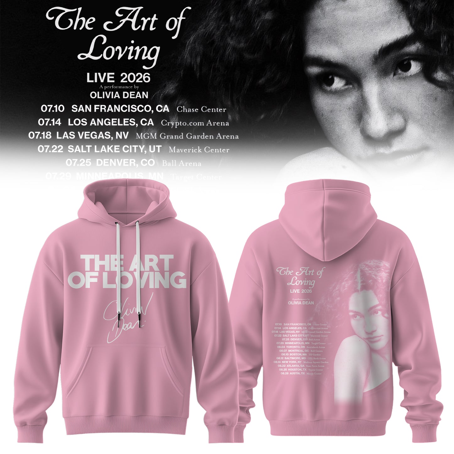 OLIVIA DEAN “THE ART OF LOVING” HOODIE COLLECTION IS HERE