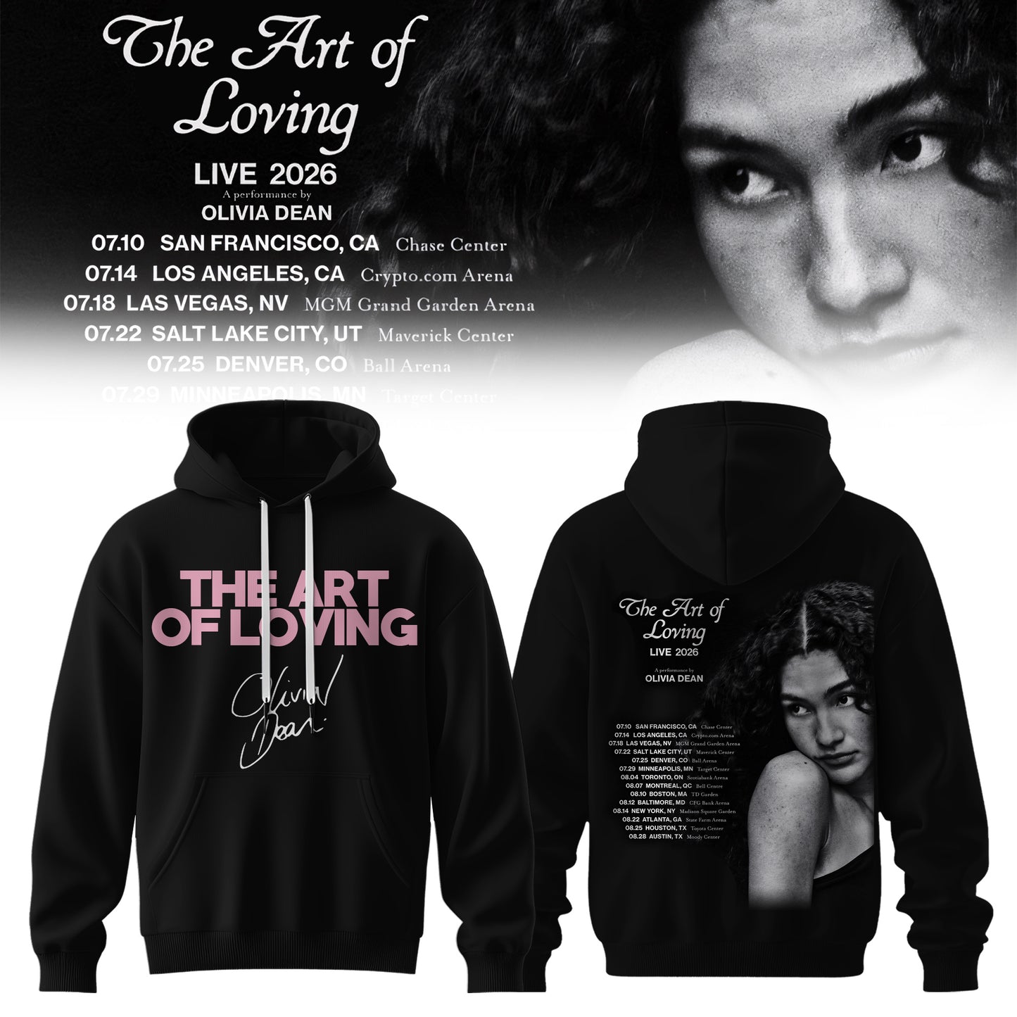 OLIVIA DEAN “THE ART OF LOVING” HOODIE COLLECTION IS HERE