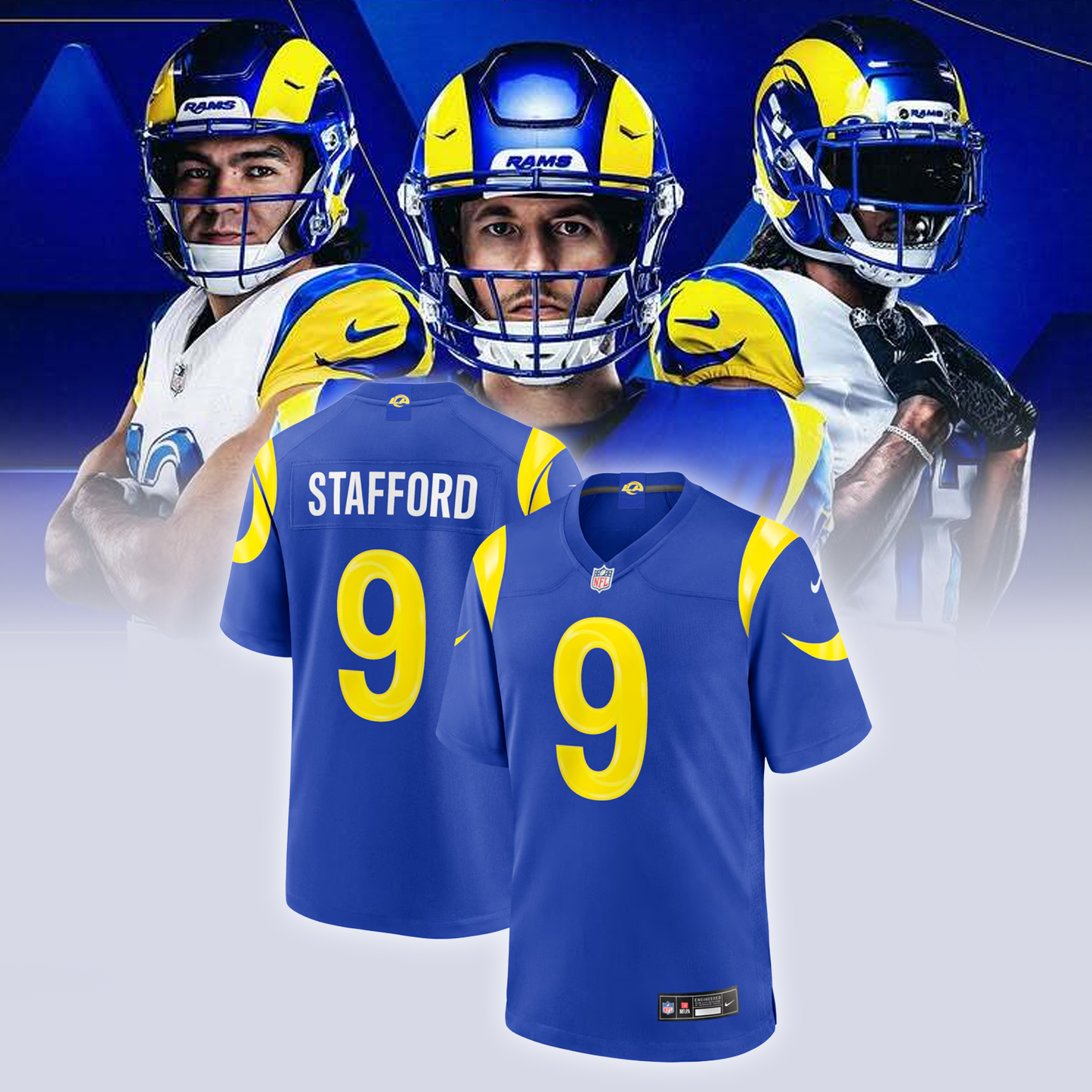 Limited Edition LA Rams Game Day Football Jersey