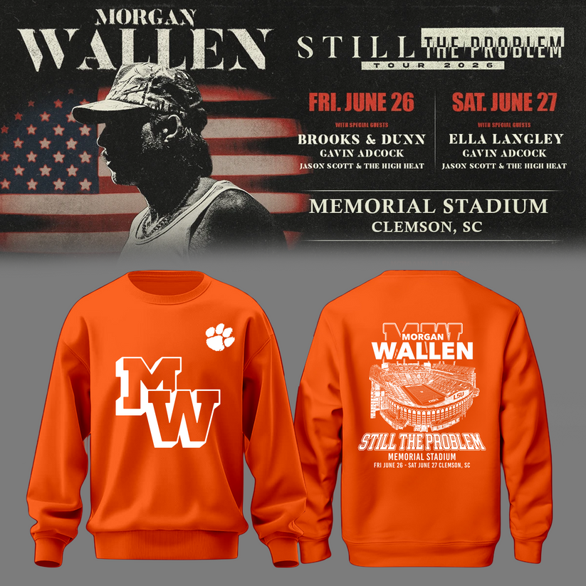Morgan Wallen: The Clemson Takeover Sweatshirt Limited Tour Drop