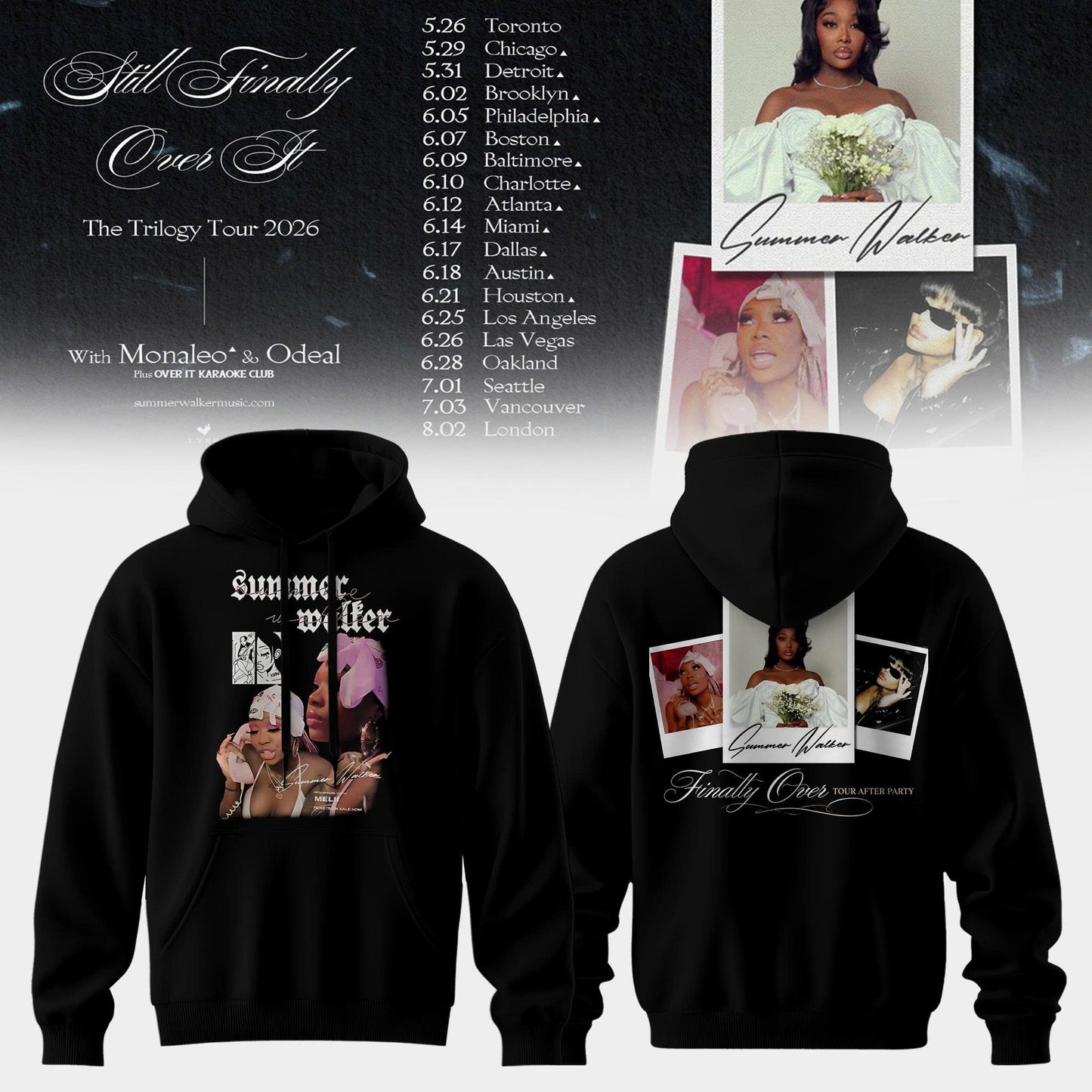 SUMMER WALKER – FINALLY OVER IT TOUR HOODIE