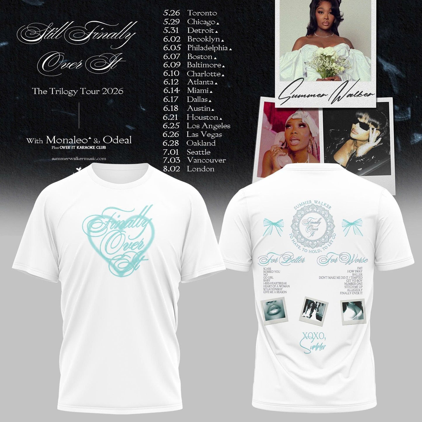 SUMMER WALKER – FINALLY OVER IT TOUR TEE