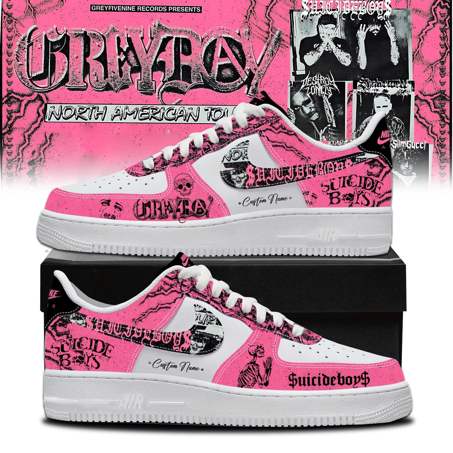 Grey Day 2026: Official Custom Kicks for the Suicideboys Faithful