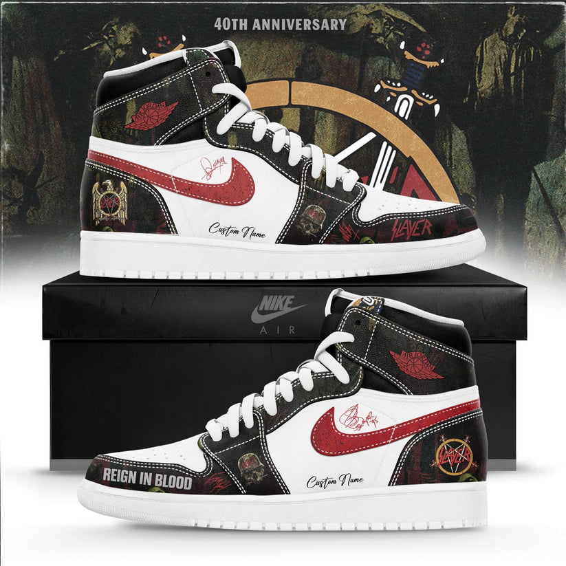 SLAYER Reign in Blood 40th Anniversary Limited Edition Shoes