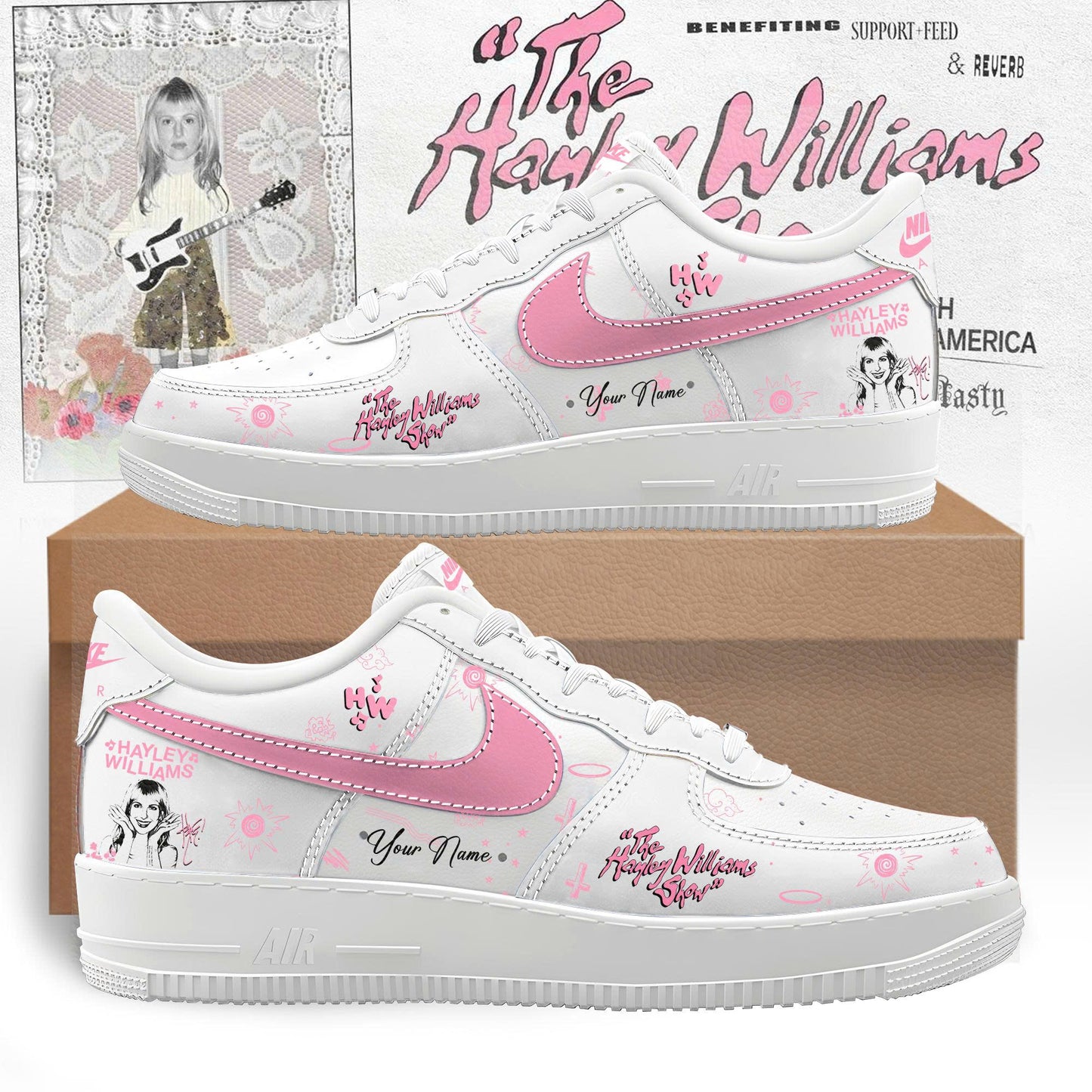 The Hayley Williams Show Tour 2026 Custom Name Shoes