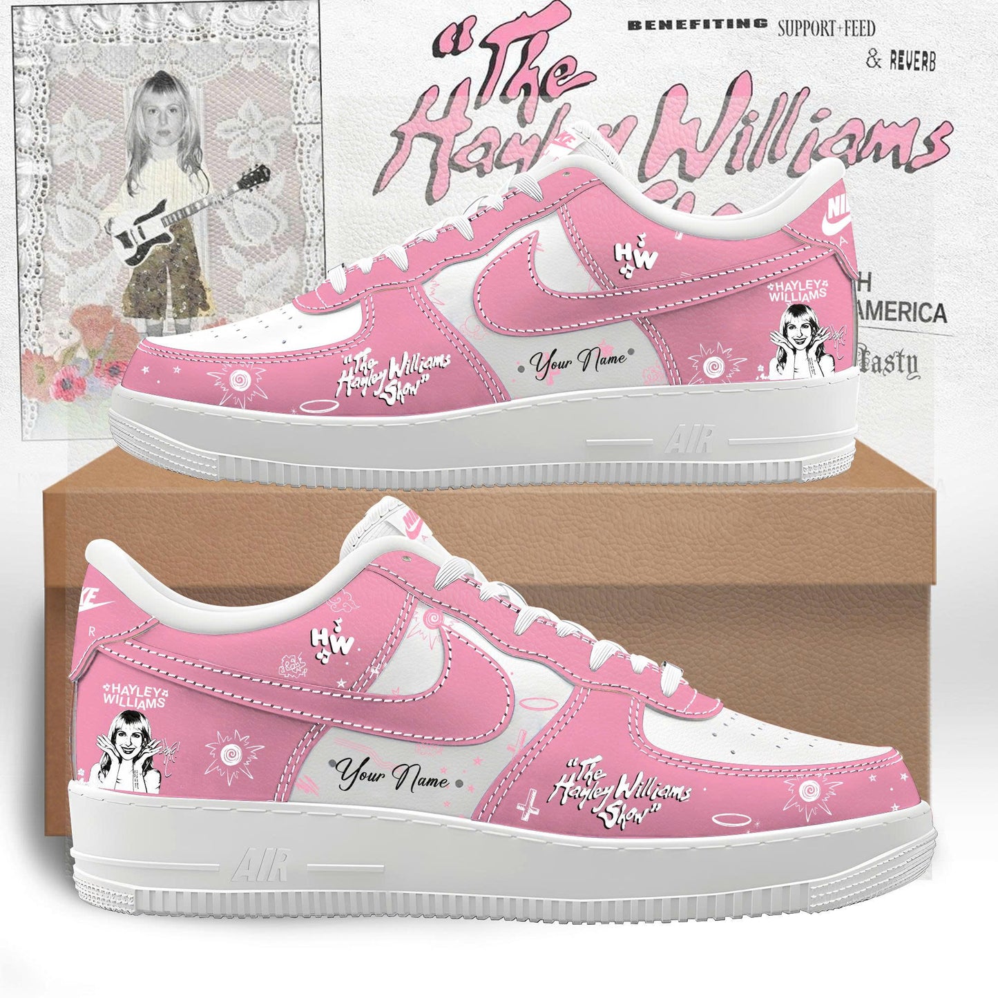 The Hayley Williams Show Tour 2026 Custom Name Shoes