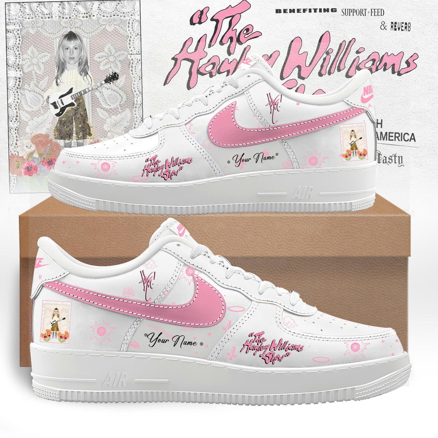 The Hayley Williams Show Tour 2026 Custom Name Shoes