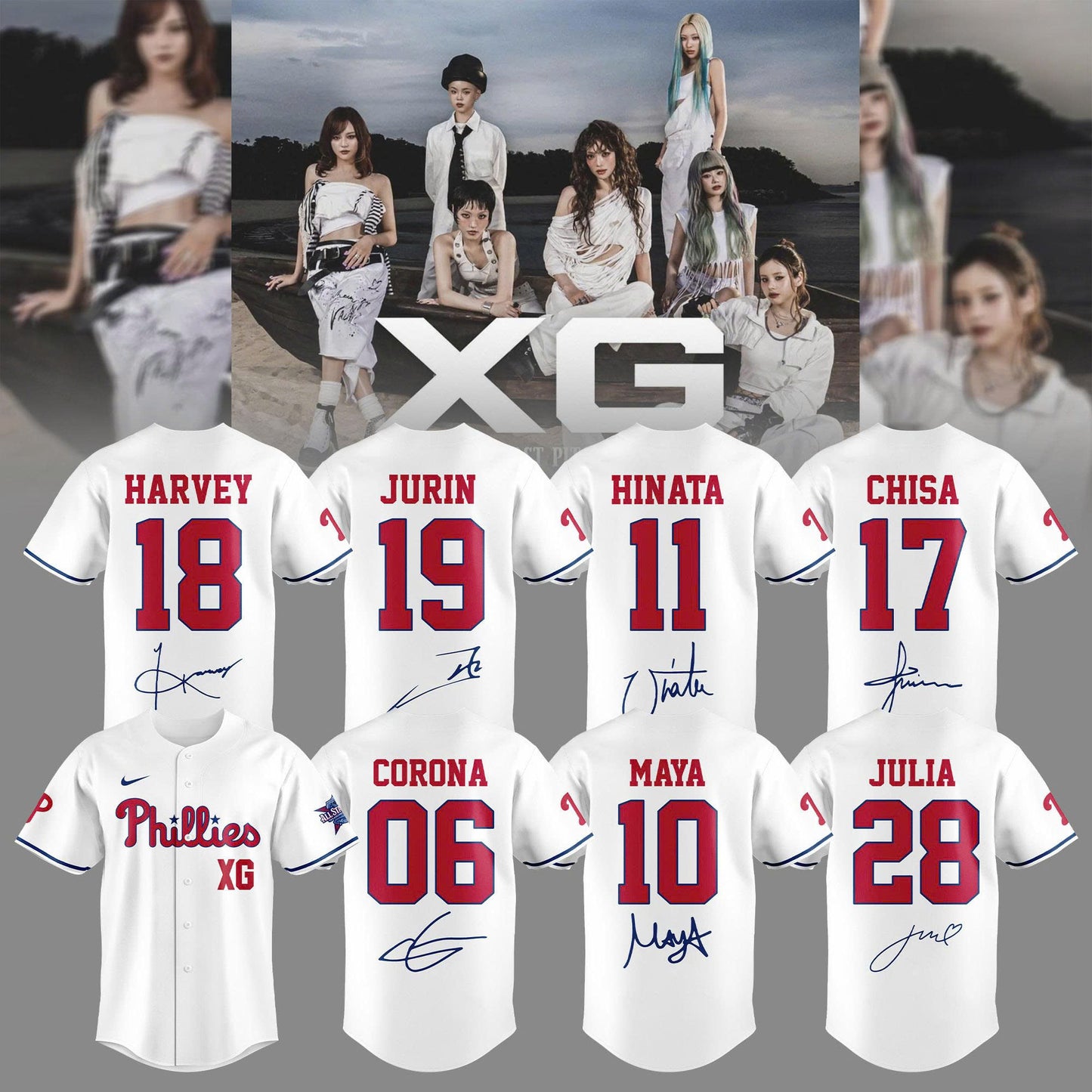 _”XG WORLD TOUR: THE CORE” Jersey Baseball