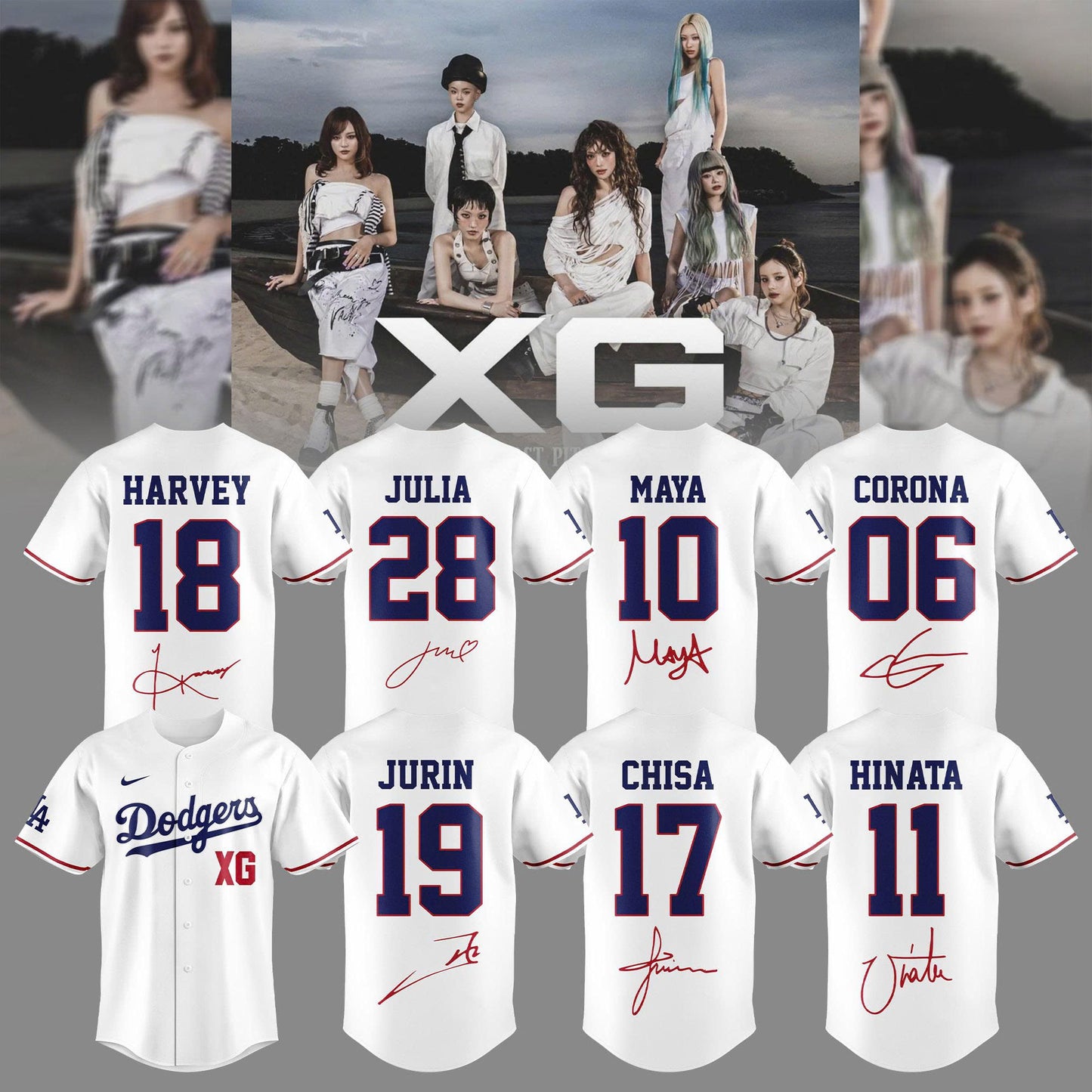_”XG WORLD TOUR: THE CORE” Jersey Baseball