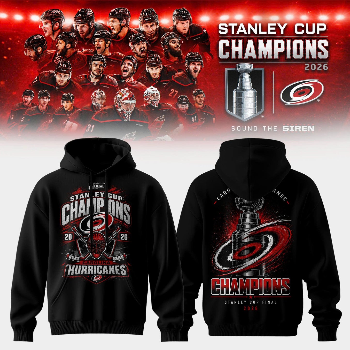 2026 Stanley Cup Champions Hoodie