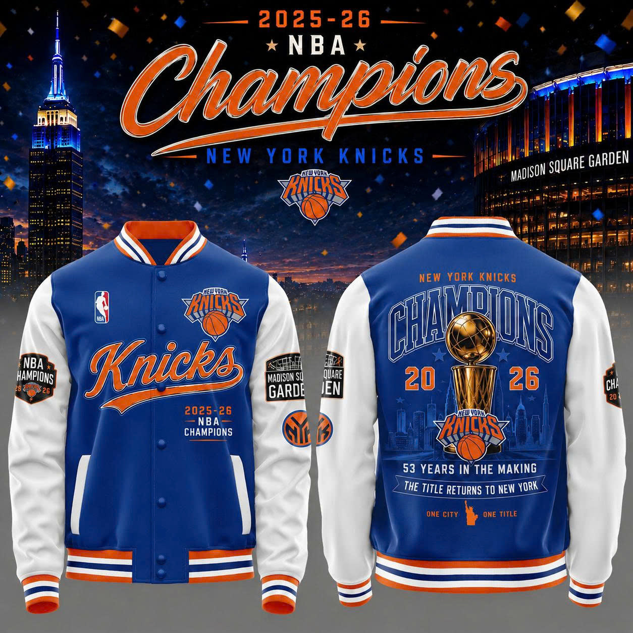 _ New York Knick 2026 Champions Jacket