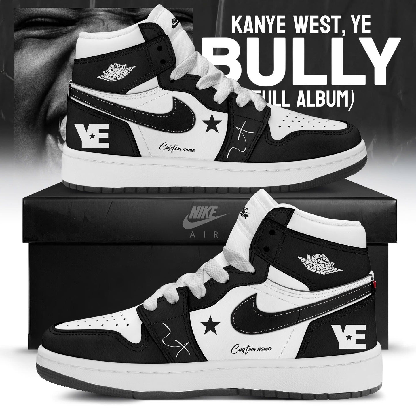 Ye 2026 Signature Limited Edition AJ1 Sneaker