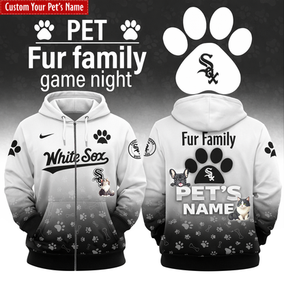CW Sox x Fur Family Pet Game Night 2026 Zip Hoodie Limited Edition + Selling Out Fast