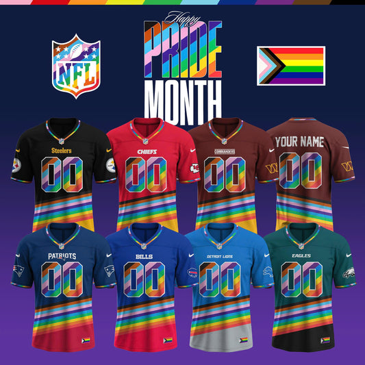 Happy Pride Month 2026 Edition Custom Name Jersey
