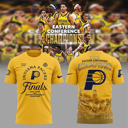 Indiana Pacers EASTERN CONFERENCE CHAMPIONS 2025 T-Shirt