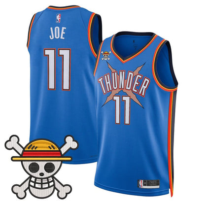 Men's Oklahoma City Thunder x One Piece Swingman Jersey - Stitched