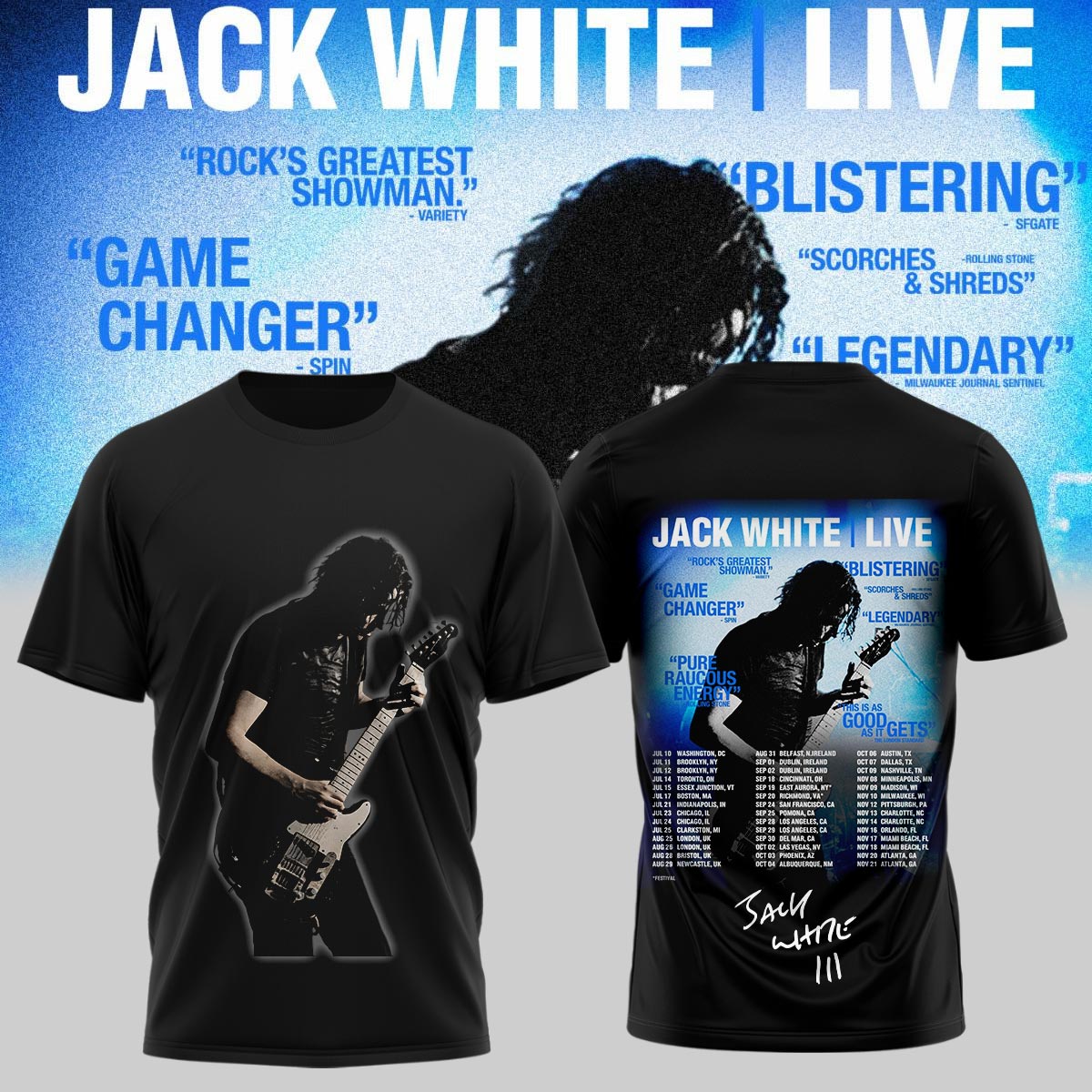 Jack White Live 2026 – TShirt