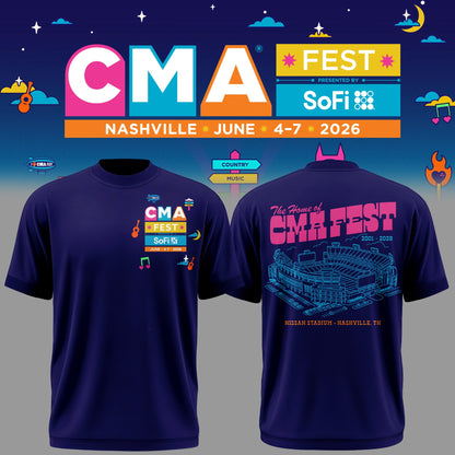 Limited Edition CMA FEST Nissan Stadium Tshirt 2026