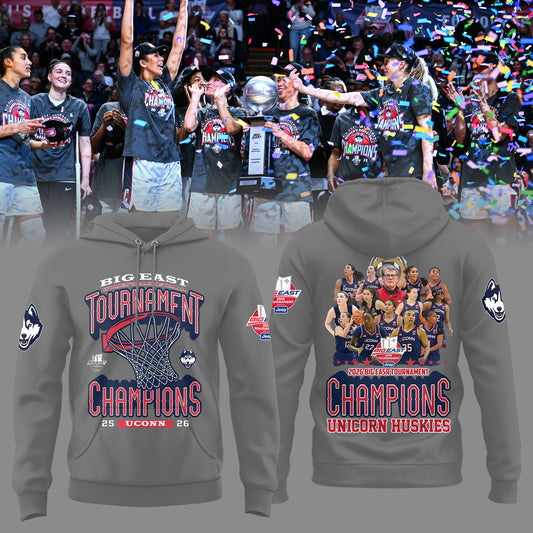 UConn Women’s Basketball 2026 BIG EAST Tournament Champions Hoodie