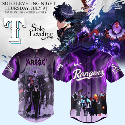 __.Texas Rangers x Solo Leveling Limited Baseball Jersey 2