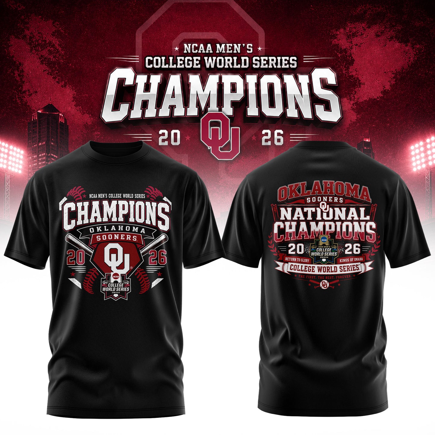 _ Men’s College World Series Champions 2026 Edition Tee