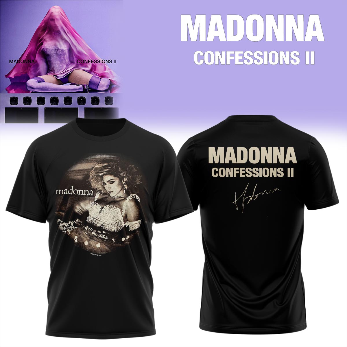 Madonna Confessions II Album – Tshirt