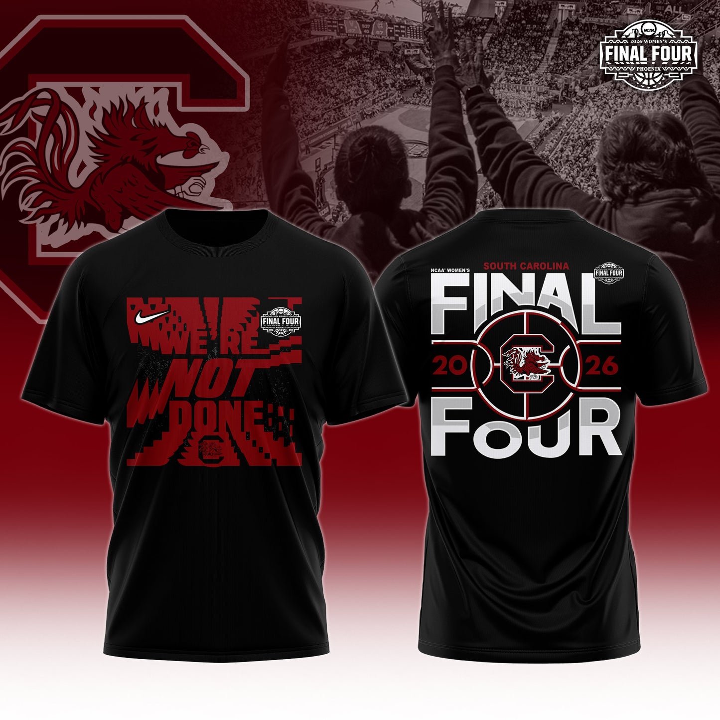 SC 2026 Women’s Basketball Five Four Tshirt Limited Edition